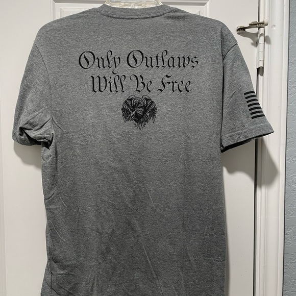 Grunt Style When Freedom Is Outlawed Men’s Size Medium Short Sleeve T-Shirt - Picture 5 of 6